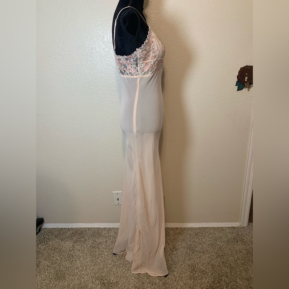 NWT Intimately Free People Midnight Magic Maxi Slip Dress Pink Beaded Medium - Picture 13 of 16